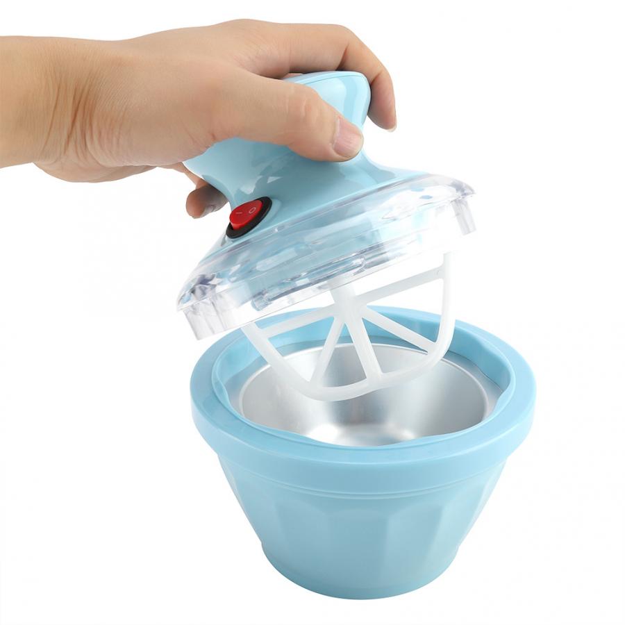 Household Ice Cream Machine Mini Portable Ice Cream Maker Automatic Fruit Ice Cream Making Machine