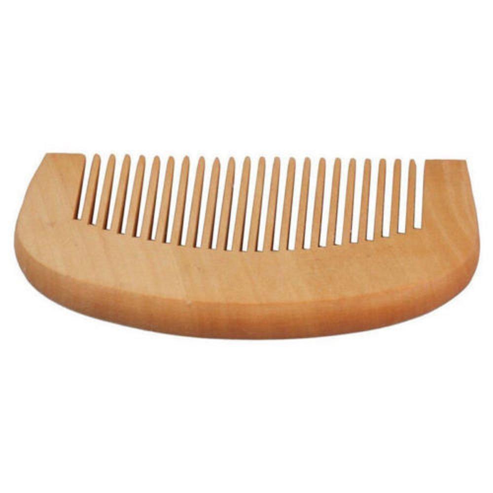 Peine pequeño de madera de melocotón Natural para pájaros y flores, peine de masaje de cabeza antiestático, cepillo de pelo para viajes, fácil de llevar: 9cm
