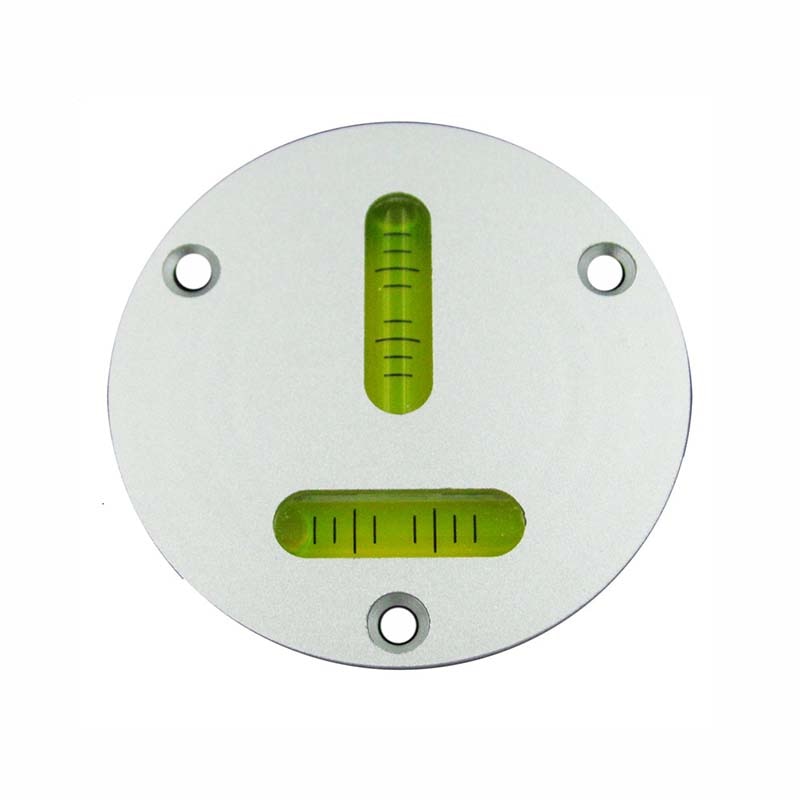 HACCURY 60*13MM Metal Level T-type level bubble Bubble spirit level Round spirit level bubble