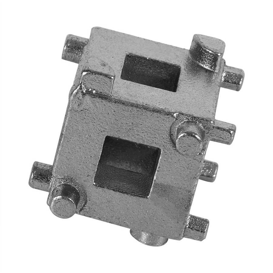 Car Rear Disc Brake Piston Retractor Tool Wind Back Cube Calliper Adaptor Silver Car Accessories Domestic