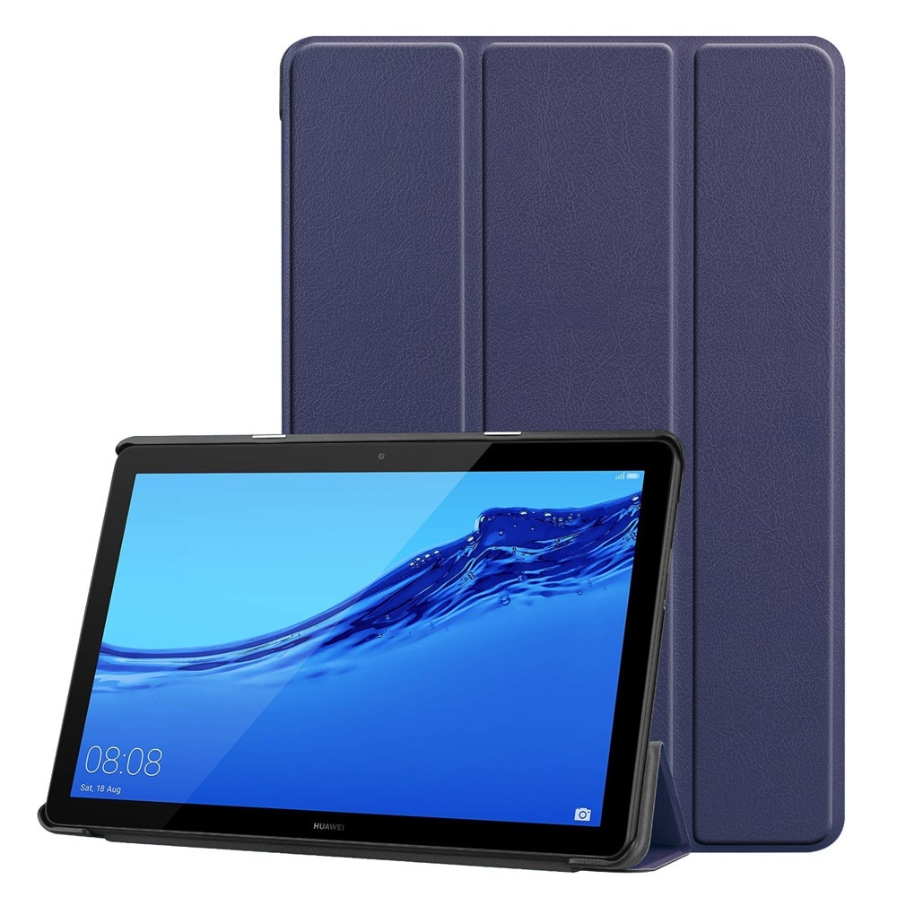 Leather Flip Case for Huawei MediaPad T5 10" - Trifold Stand Cover - Ultra Slim, Waterproof, Shockproof