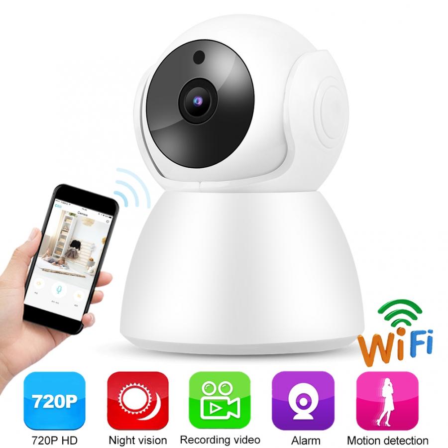 Cámara IP para el cuidado del bebé, 720P, WiFi, IP, Babycam, 2 vías, Monitor de cuidado del bebé, PTZ, cámara 110-240V