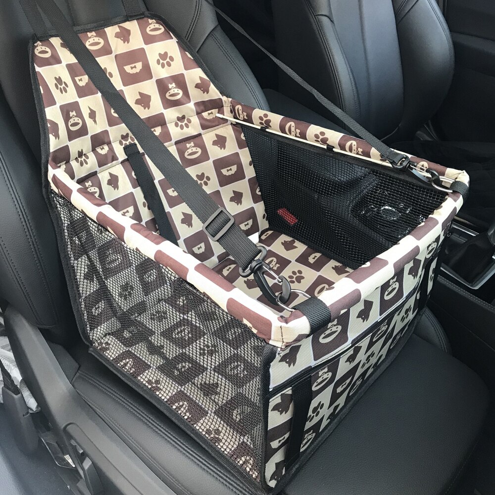 Bil for kæledyr bilsædebetræk vandtæt hvalpekurv anti-silp kæledyr bilholder hund kat bil booster udendørs rejser: H