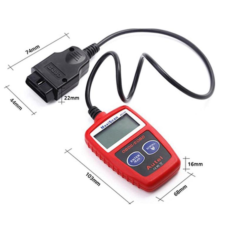 Universal All Car Fault Code Reader Engine Scanner Diagnostic Reset Tool Automobile Red Color Fault Diagnostic Instrument
