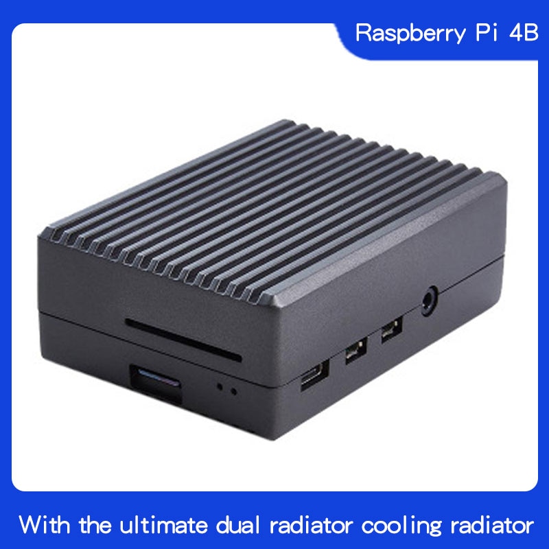 Koeler raspberri pi 4 Ultimate dual cooling radiator met radiator Koeler Optioneel voor Raspberry Pi 4B