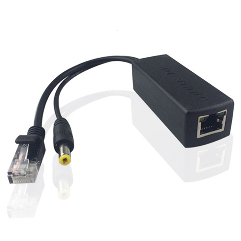 48 V naar 12 V Actieve Geïsoleerde PoE Splitter IEEE802.3af/op 12 v Waterdichte Gigabit poe splitter 5 v micro USB poe voor Raspberry Pi