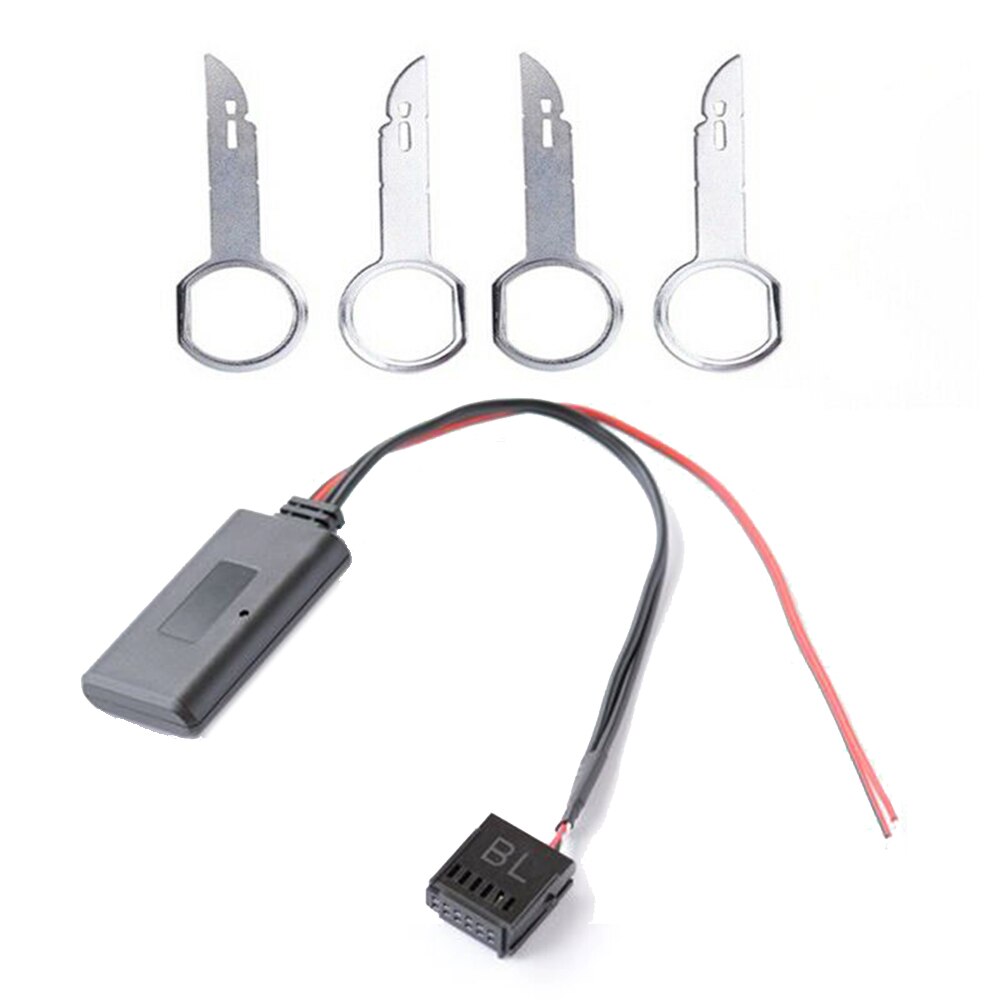 Car Radio Removal Tool Bluetooth Wireless 12-Pin AUX Module Set Material Durable For Ford Mondeo