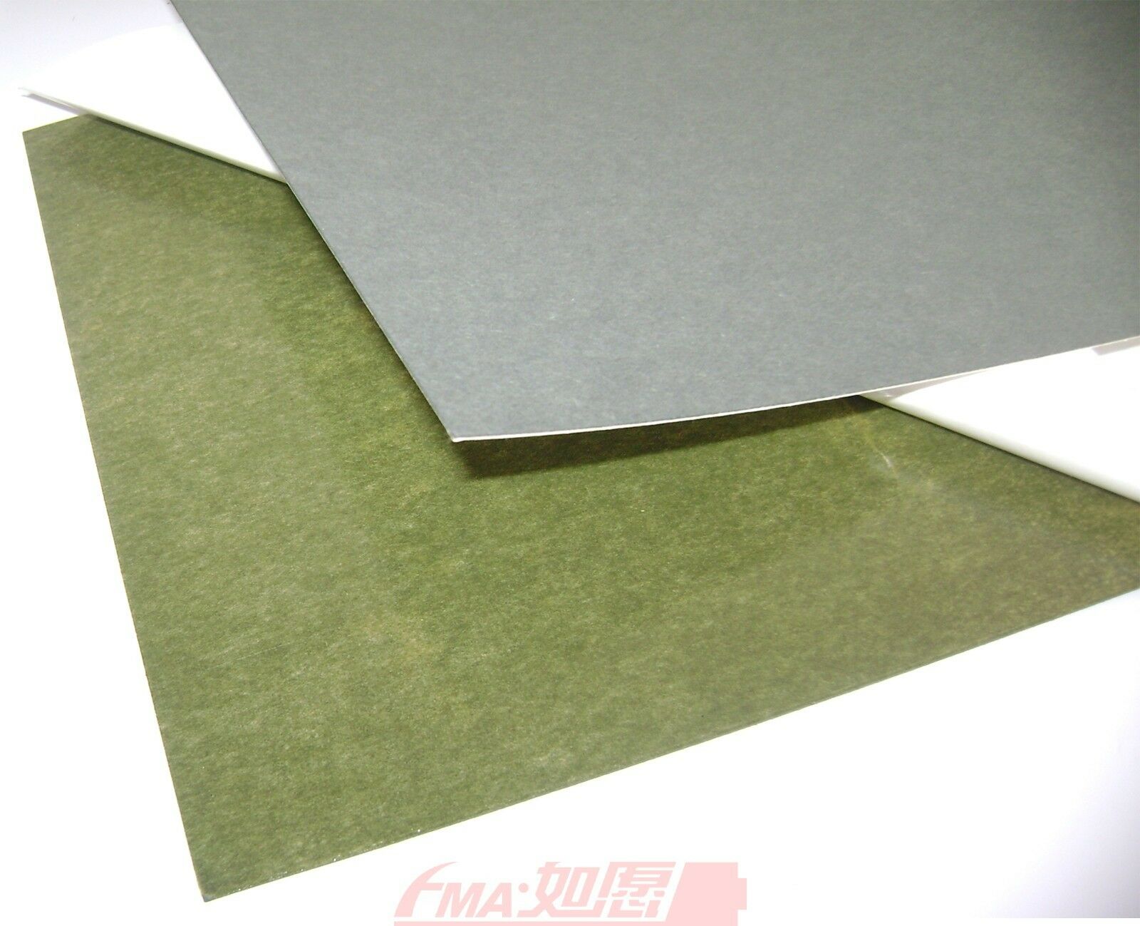 2 stuks viskleefpapier 0.5*180*250mm voor batterij elektrisch isolerend grijs