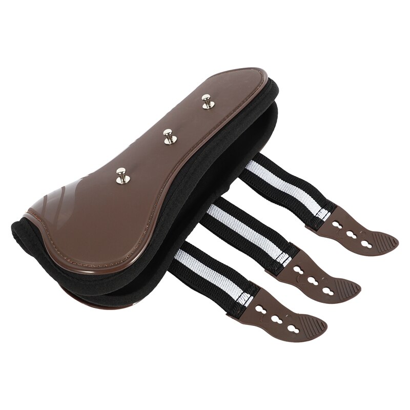 Equine Front Leg Guard Adjustable Horse Leg Boots PU Plus Neoprene Horse Knee Pads Protect Horse Leg Joints for Horse