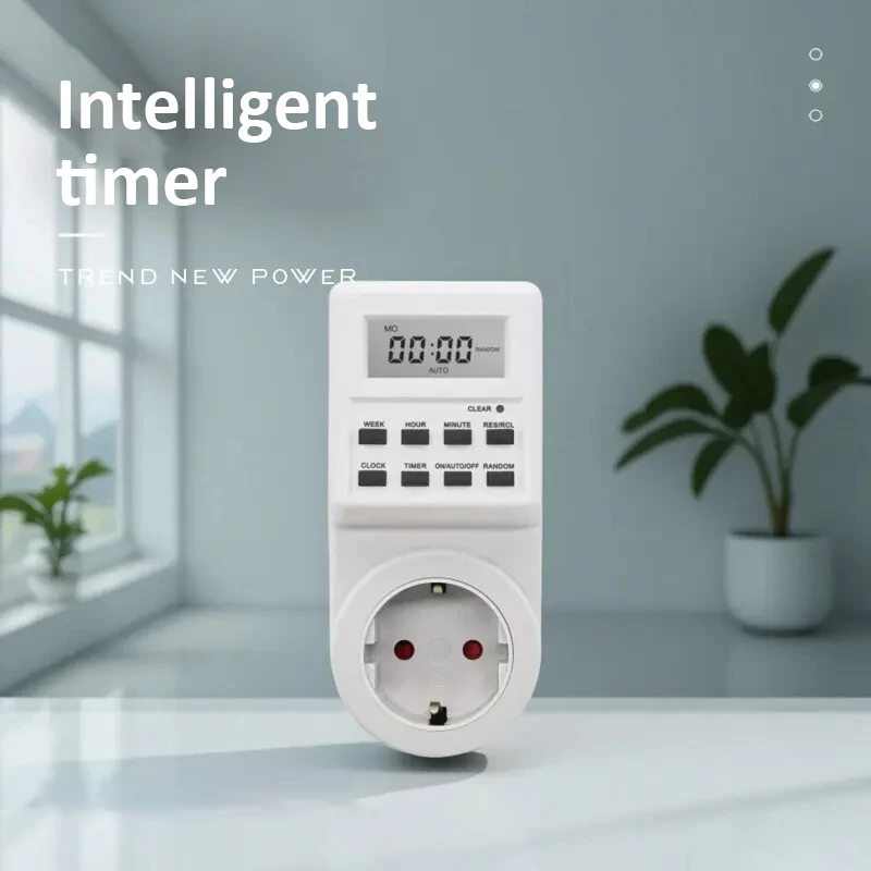 Digital Timer Switch 24 Hour Programmable Control Timing Socket Kitchen Timer Outlet Electronic Timing Socket EU UK US AU Plug