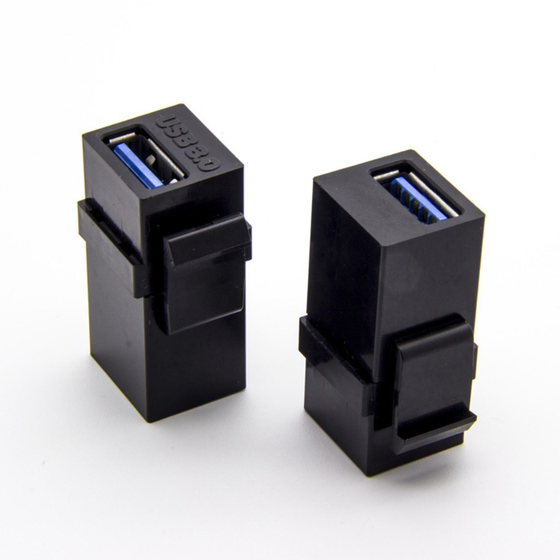 Cpdd 2 Stuks Usb 3.0 A Female Naar Een Vrouwelijke Extension Keystone Jack Coupler Connector Adapter Converter
