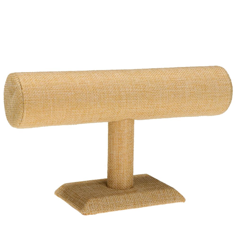 Blesiya t-bar teline rannerengas rannekello rannekorun pidike-korunäyttö: Beige