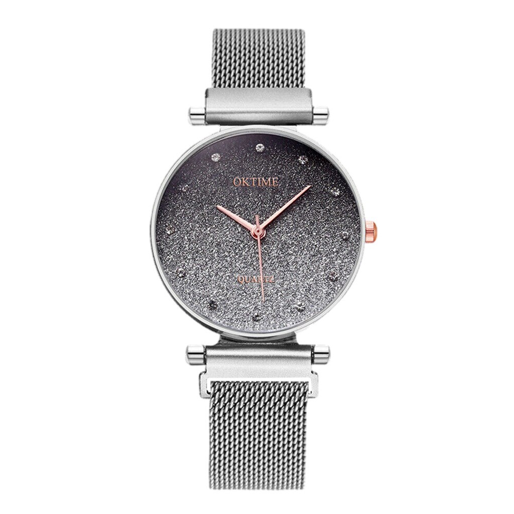 Vrouwen Horloges Sky Horloge Magneet Band Vrouwen Quartz Diamond Horloge Horloges Voor Vrouwen: F