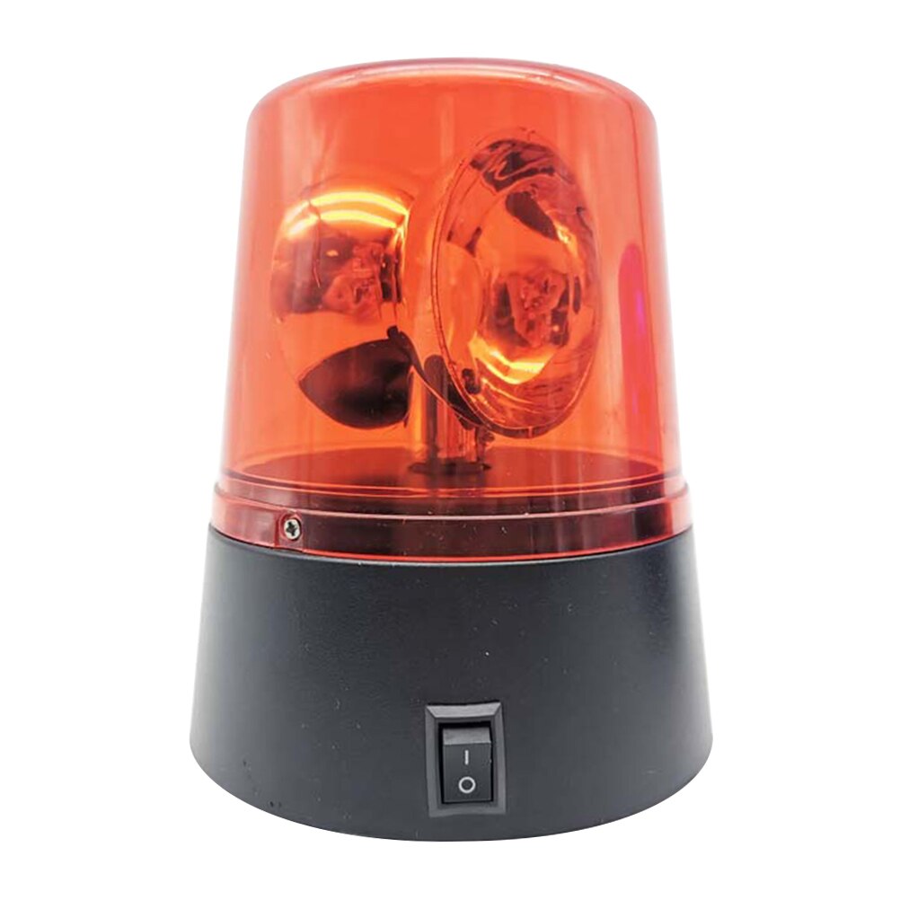 Roterende Blauw Oranje Led Auto Baken Licht Discobal Dj Licht Kleine Flash