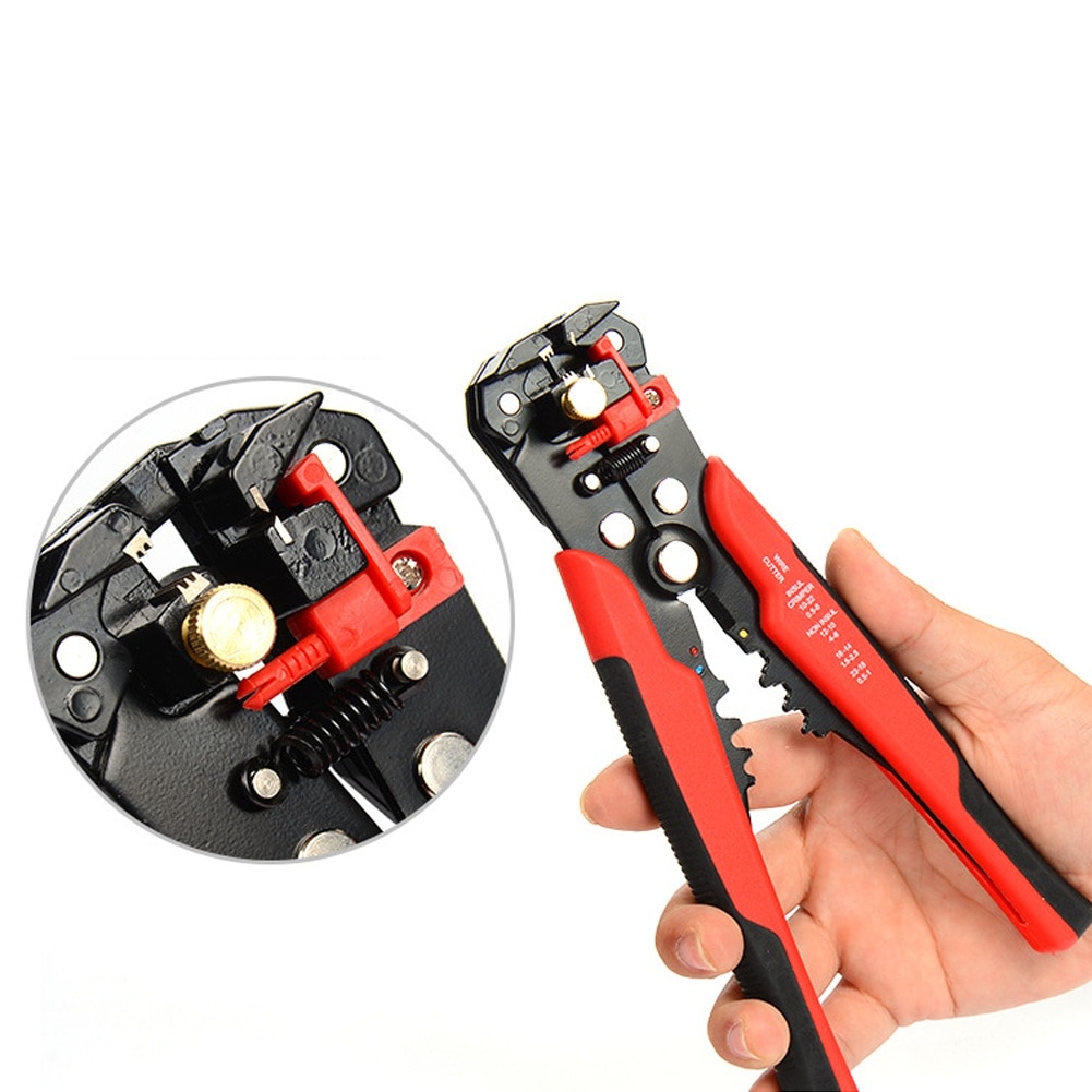 3 in 1 Automatic Cable Wire Stripper Cutter Crimper Multifunctional Terminal Crimping Stripping Plier Tools Cable Wire Stripper