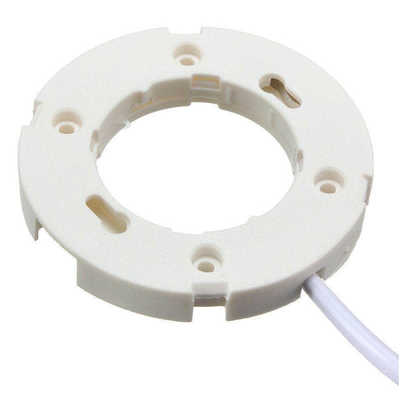 Gx53 lampe base overflade fitting holder stikfatning hvid til led lys pære cfls  ac220-240v 50/60hz