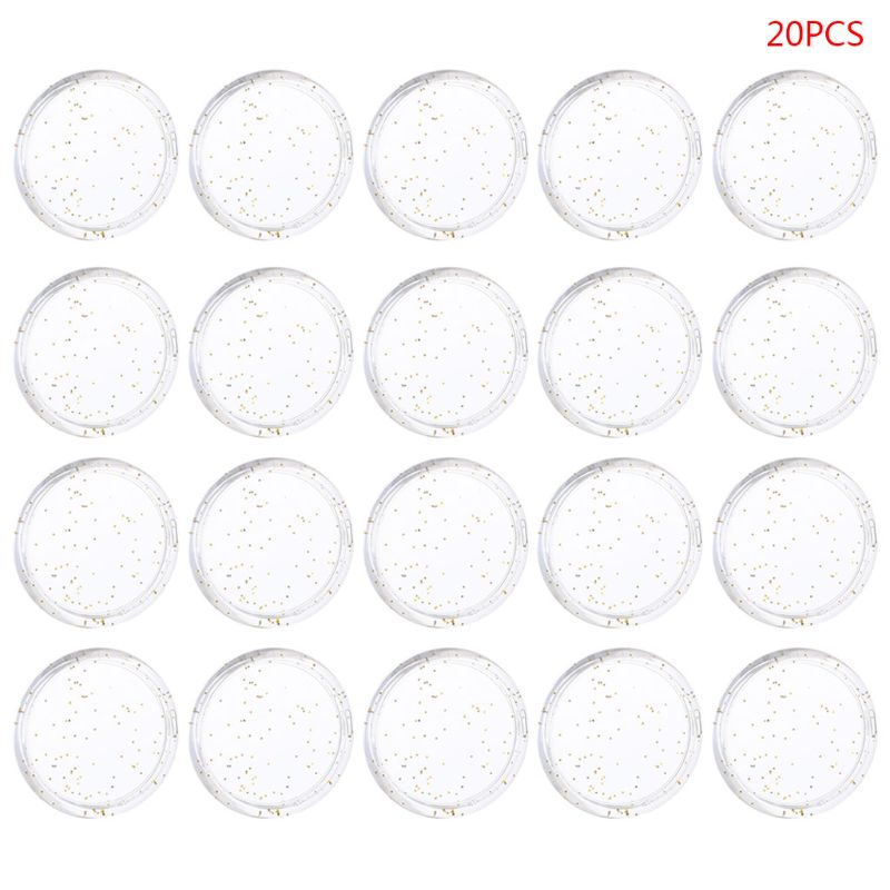 Anillo de plástico para portátil de 35mm de 20 uds, disco con orificio para setas, suministros de oficina G92E: T