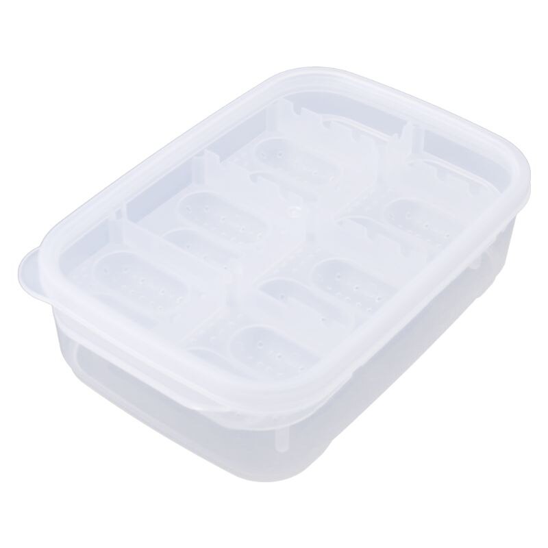 Incubateur d&#39;œufs de reptiles à 14 fentes, couvercle Transparent pour lézard, serpent Gecko, couveuse d&#39;œufs, boîte d&#39;éclosion, plateau en plastique: White