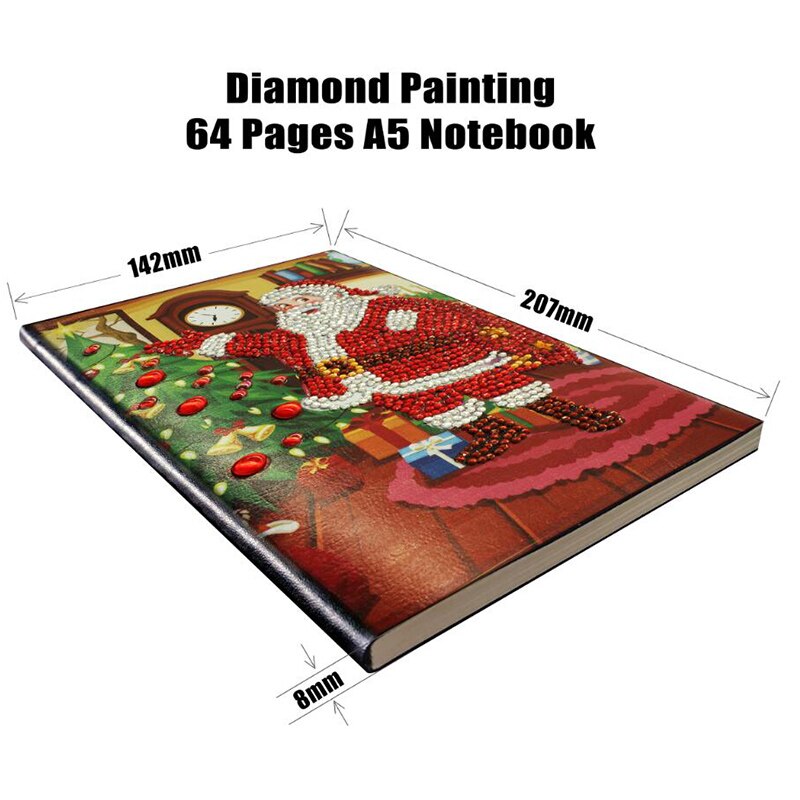 A5 Notebook DIY Special Shaped Diamond Painting Notebook Butterfly flower Diary Book Embroidery Diamond Cross Stitch