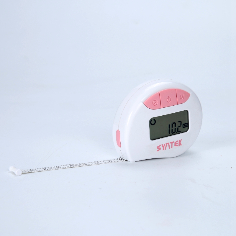 Syntek Digital Body Tape Measure 150cm LED Electronic Health Band Tape Ruler Circumference Linear Measure Mode Body Fat Calipers