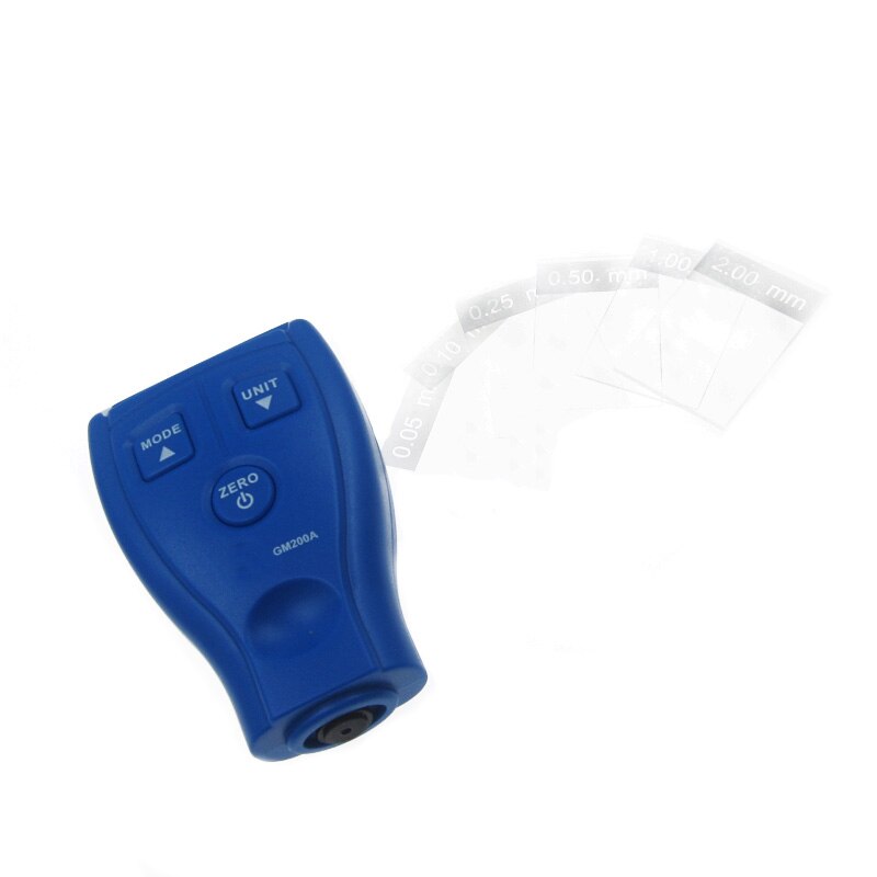 Mini medidor de medición de Detector Digital de espesor de revestimiento de pintura LCD portátil para coche GM200/GM200A de precisión