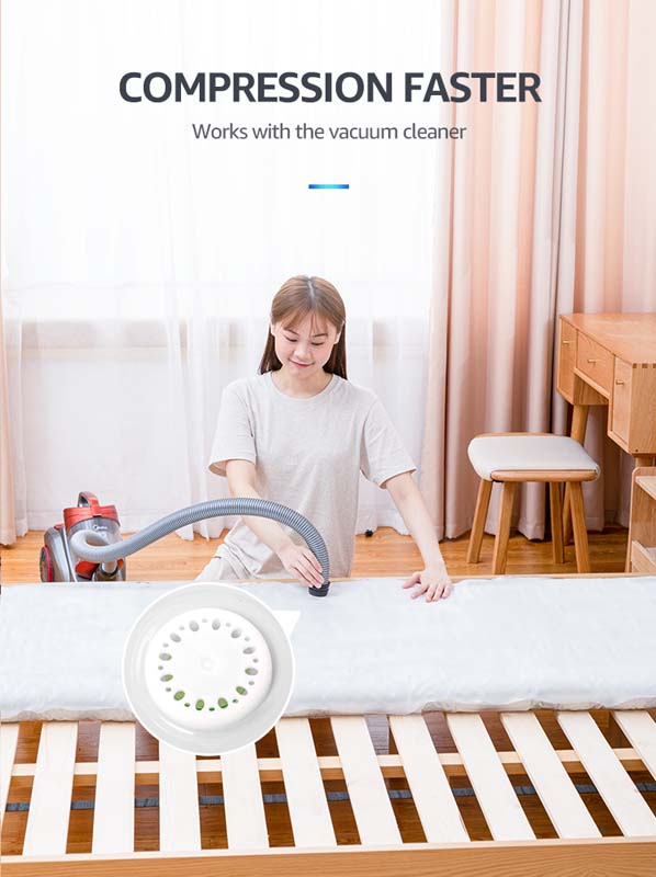 Home Use Latex Mattress Vacuum Bag Foldable Packing Storage Compression Bag for Memory Foam Ventilated Mattress Toppers and Pad