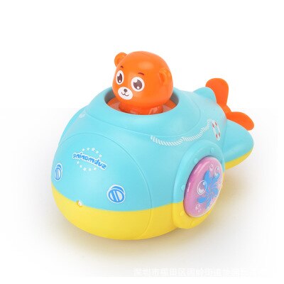 Pulverizador de baño con forma de dibujo de pingüino, ducha de bebé, de flotabilidad, bonito caño de nube: E