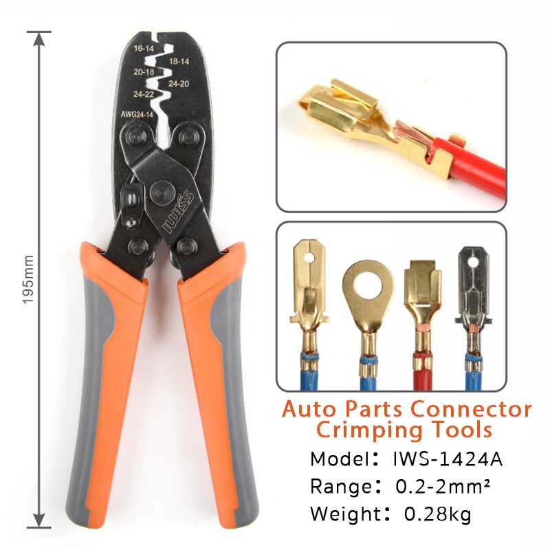 Automotive Terminal Crimp Wiring Harness Tool Style Plier Crimper Plier Tool for Molex Style DELPHI AMP TYCO Terminals Crimper