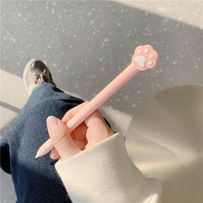 Kawaii Cute Soft Silicone Cases for Apple Pencil 1 2 Gen Case Tablet Touch Pen Stylus Cover Anti-fall for Apples Pencil 1st/2nd