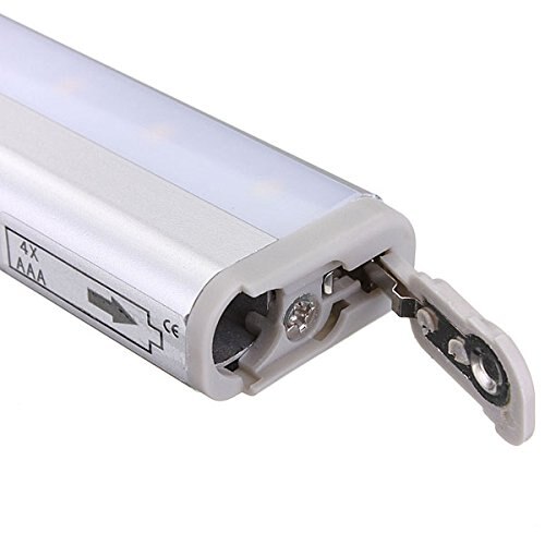 Lightinbox 10 LED PIR Motion Sensor Light For Cabinet Wardrobe Bookcase Stairway Warm White [Energy Class A+]