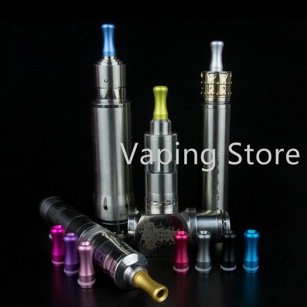 Justfog Q16 Pro/Q14/Q16/S14/G14/Joyetech Overschrijden Grip Drip Tip Geanodiseerd Aluminium Kleine ronde MTL 510 Drip Tip