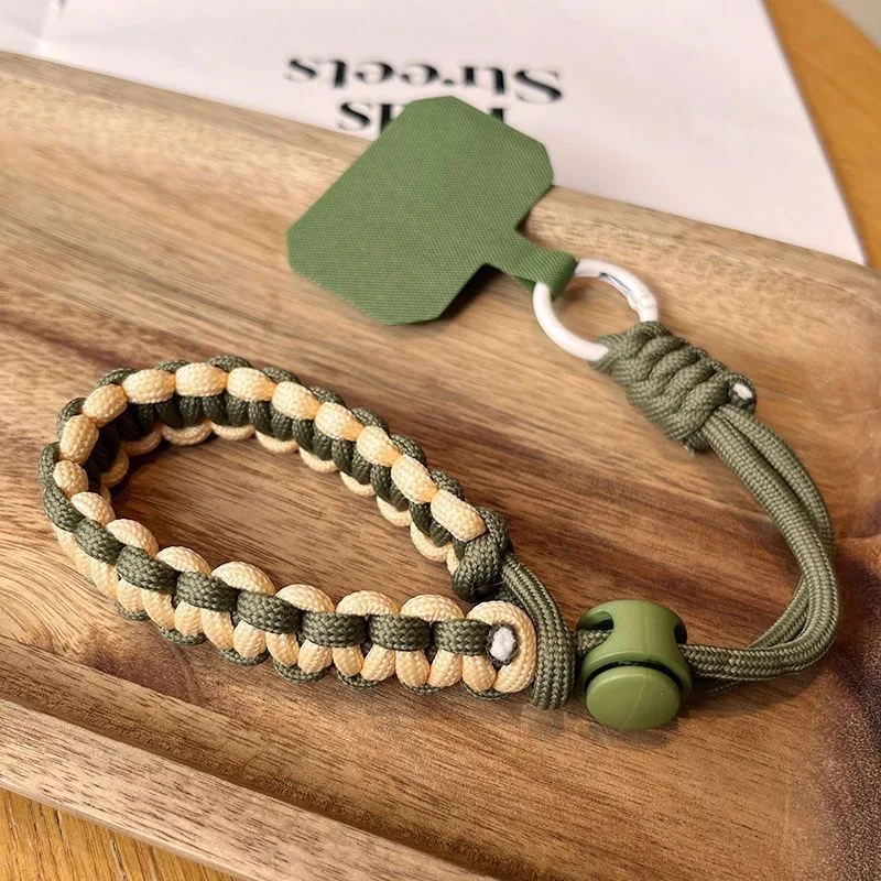 Cute Mobile Phone Lanyard Hanging Decoration Can Be Carried Twist Rope Anti-loss Pendant Strong Wrist Short Straps Band: Blue / Green
