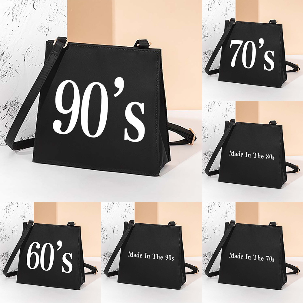 Jahre muster quadratische taschen damen tasche 2022 schultertasche damen messenger bag all-match schultertasche tragetasche handytasche