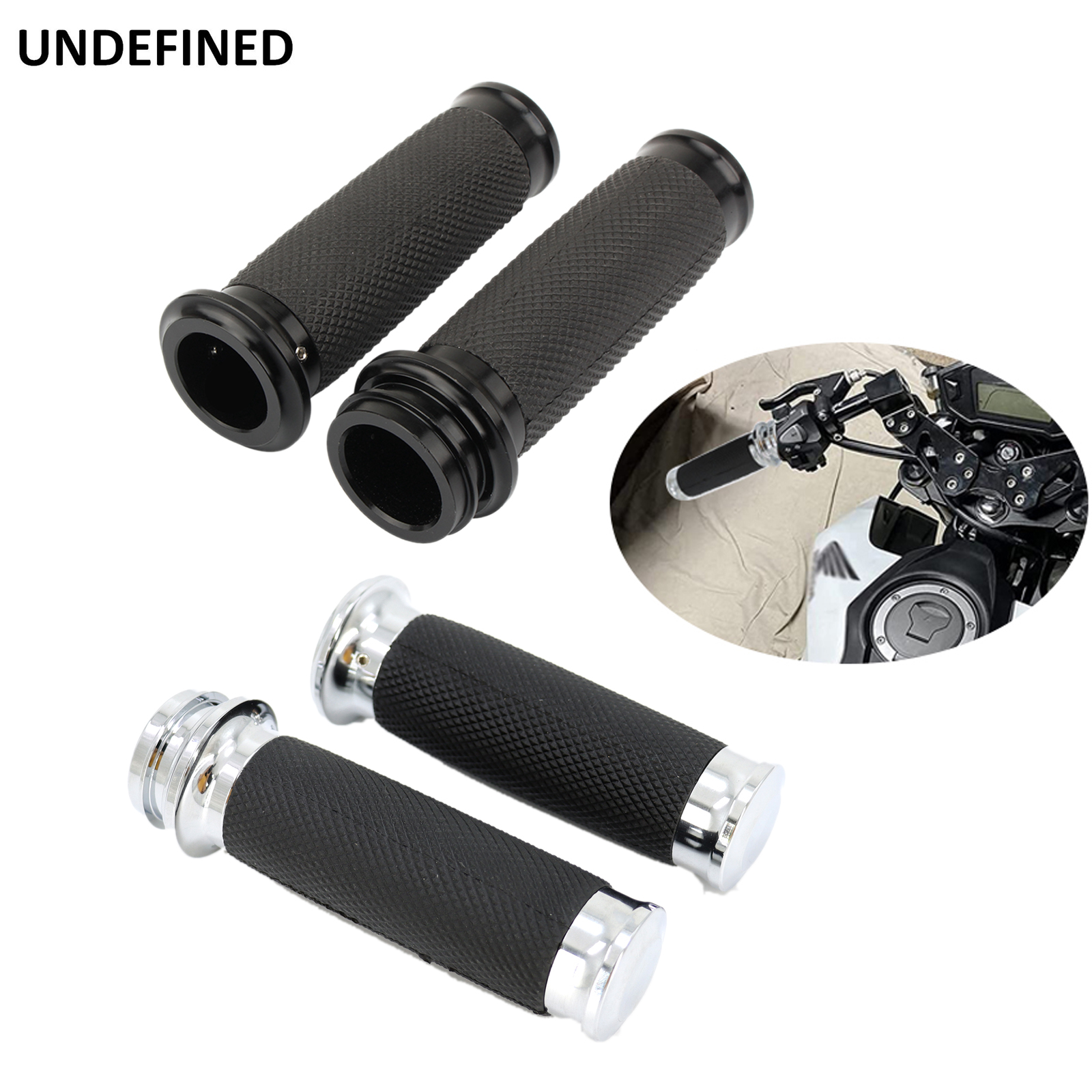 Poignées de moto, 1 pouce 25mm, électronique, poignée d&#39;accélérateur, CNC pour Harley Touring Electra Glide Softail Slim