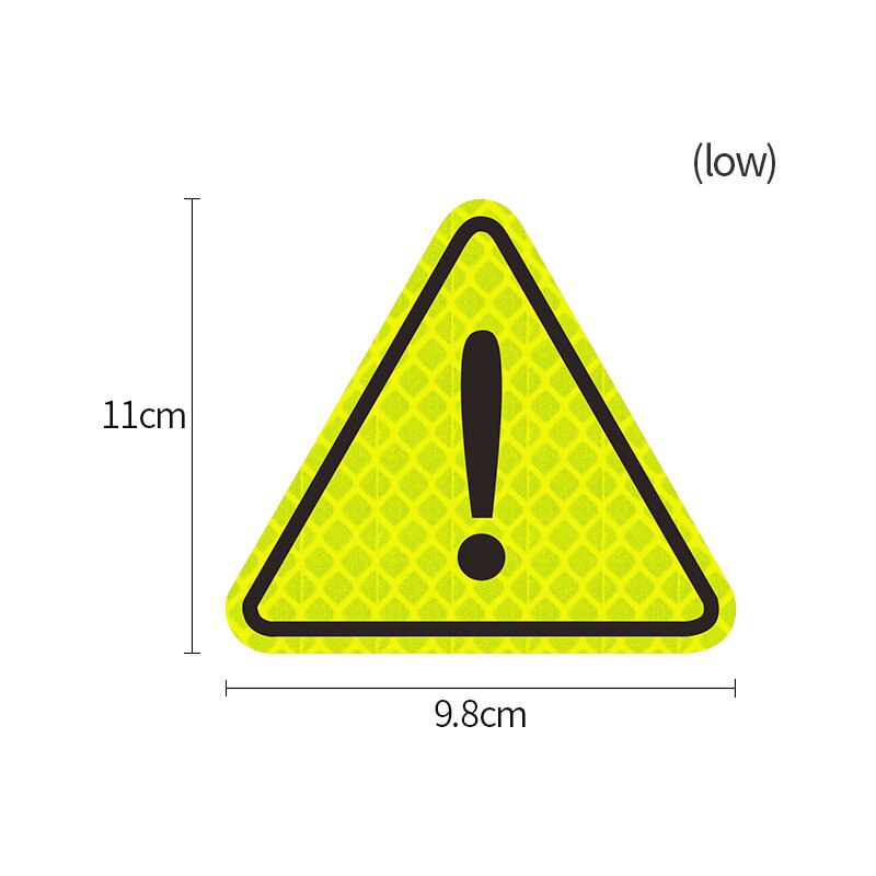 Night reflector Collision avoidance warning Glow stick Triangle sign For car motorcycle bicycle Children's backpack pram