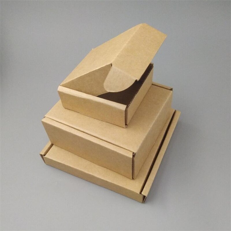 11.2*7.5*3cm Postal Cardboard Boxes Small Parcel Brown Mailing Box