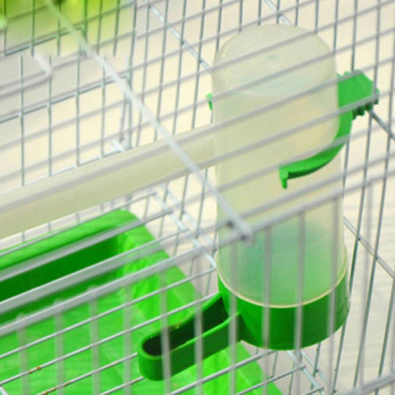 4 teile/satz Sicher Kunststoff Vogel Haustier Trinker Zubringer Waterer Clip für Voliere Wellensittich Nymphensittich Lovebird Automatische Trinken Brunnen