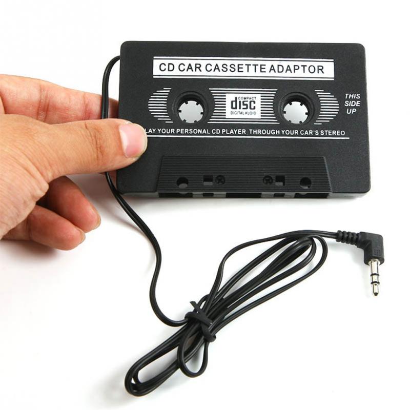 1pc Audio Car Cassette Tape Adapter Converter 3.5 MM For Iphone Ipod MP3 AUX CD