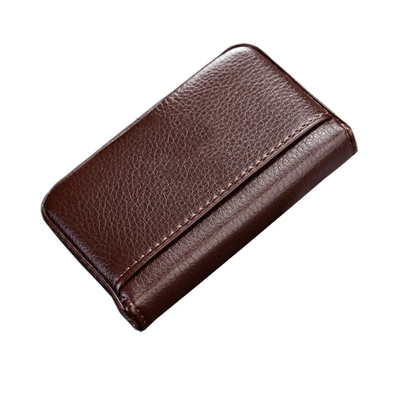 Porte-carte en cuir PU porte-carte d'affaires pour femme banque et crédit porte-carte Rfid portefeuille Auto Documents porte-cartes