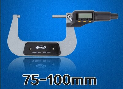 0-100MM 0.001 precision digital display micrometer screw gauge screw-thread outside micrometer measuring tool