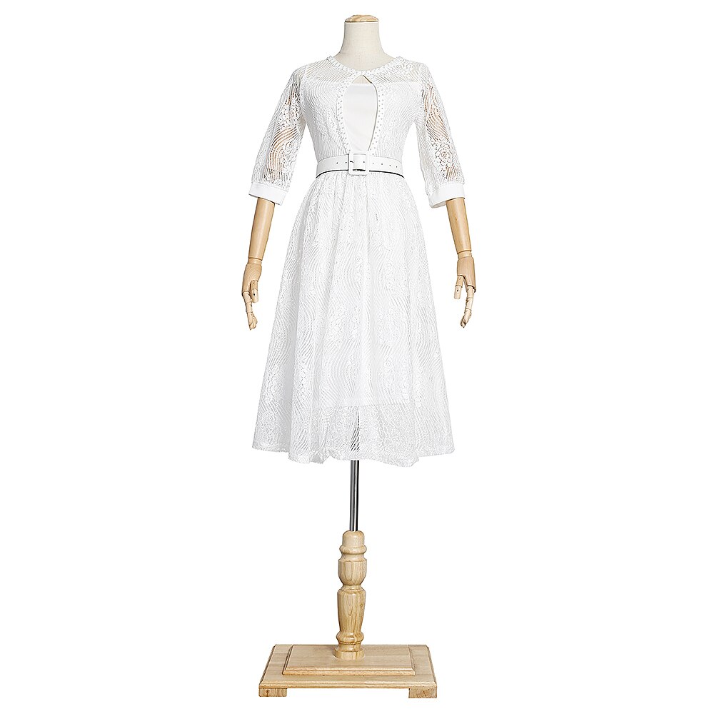 MD African Lace Dresses For Women Wedding Party Ankara Kaftan Dress Moroccan Turkish Dashiki Outfits Vestidos Africanos Costume: white / XXL