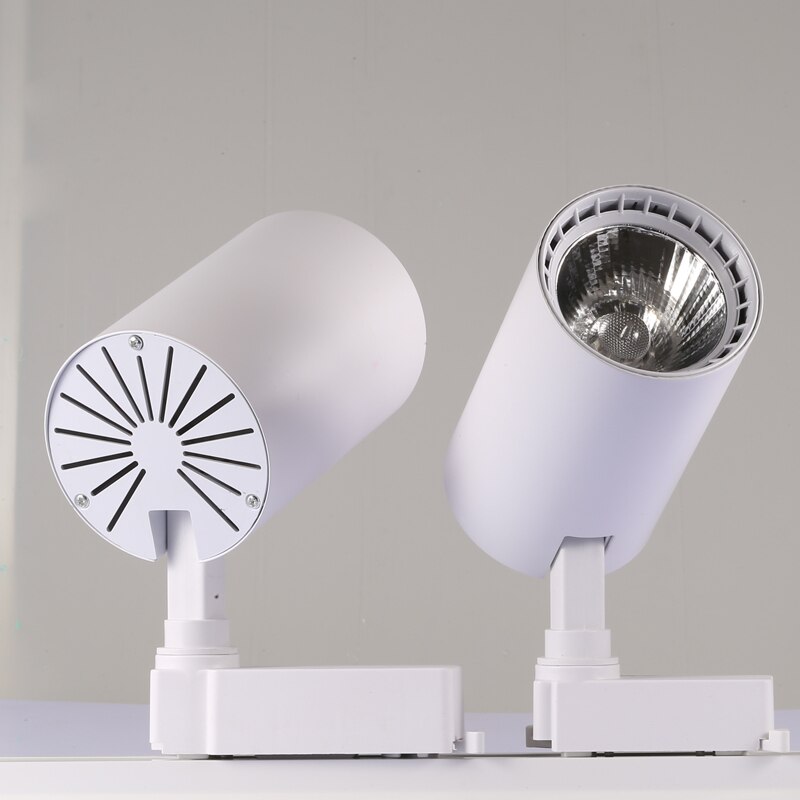 Kolben 10W 20W 30W Führte Spur licht Aluminium Decke Schiene Länge beleuchtung Stelle Schiene LED-strahler Ersetzen Halogen lampen AC220V