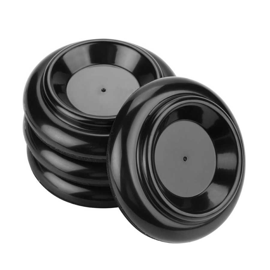 Kunststof piano voetcup lichtgewicht anti-geluid 4 stuks piano wieltjes pads piano's voor