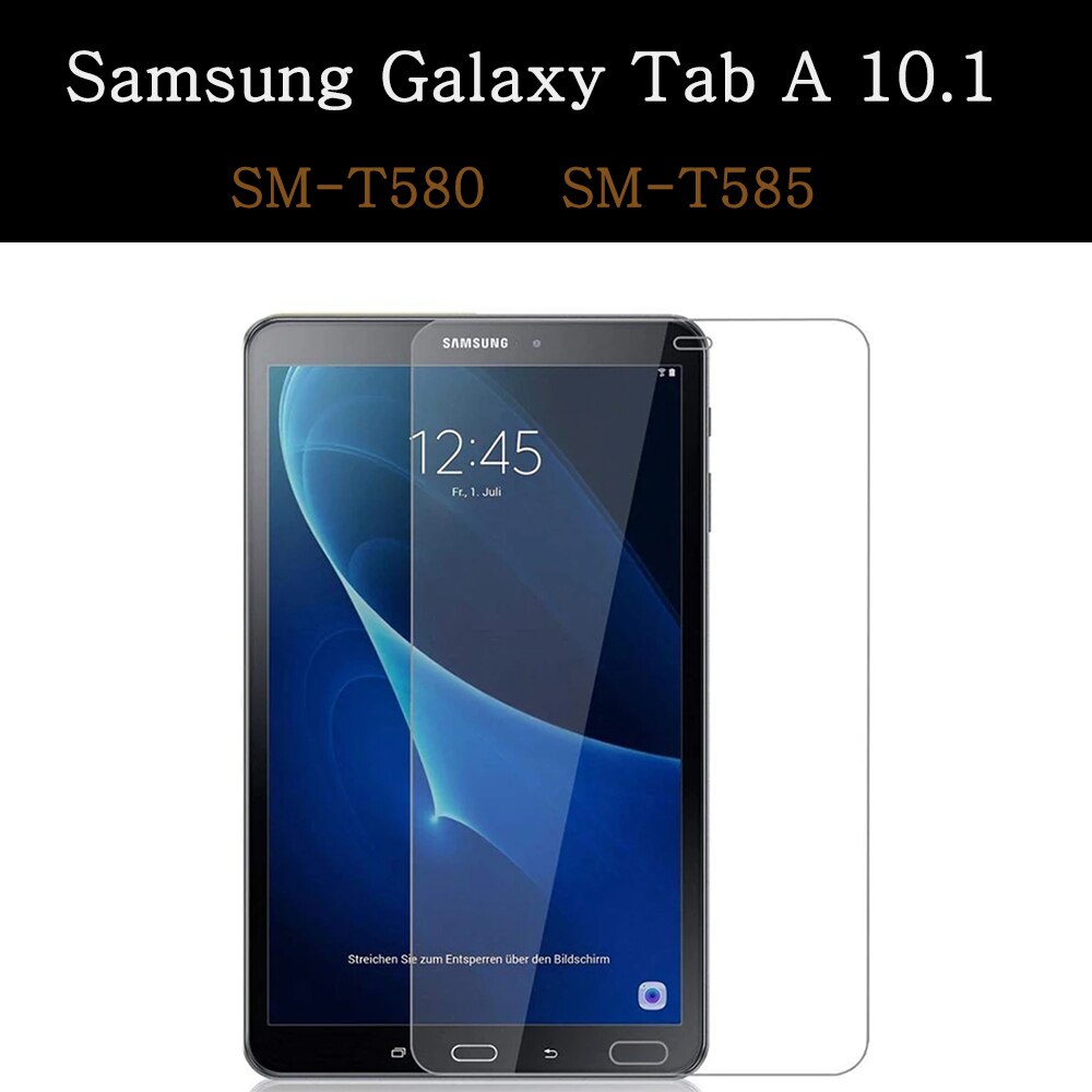 Tempered Glass For Samsung Galaxy Tab A 7.0 8.0 9.7 10.1 SM-T280 T350 T380 P200 T290 T550 T580 T510 Full Cover Screen Protector: SM-T580 SM-T585