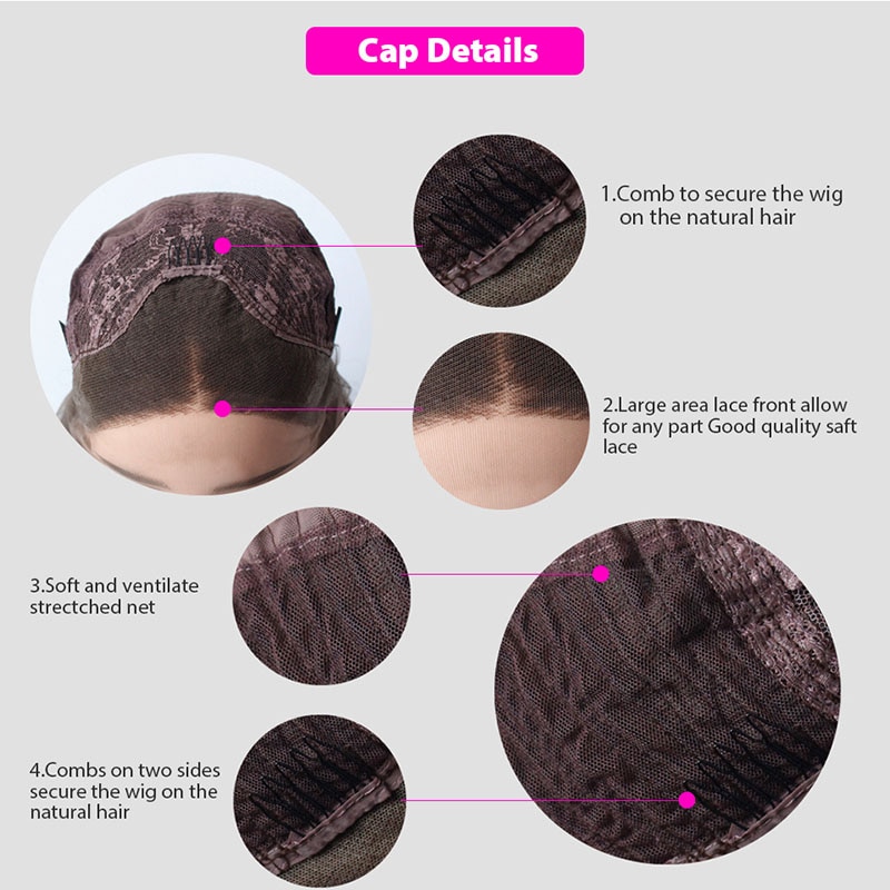 V'NICE Middle Part Light Blue Synthetic Lace Front Wig Natural Glueless Straight Cosplay Wig for Women Heat Resistant Fiber Hair