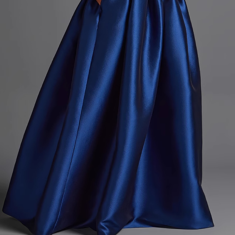 Gewaden voor dames Elegante halter satijnen feestjurken Lente sexy gedrapeerde effen lange jurk met veters Zomer holle Boheemse maxi-jurk