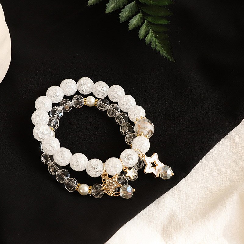 Mode eenvoudige kristal armband vrouwelijke persoonlijkheid wilde armband sieraden: 03