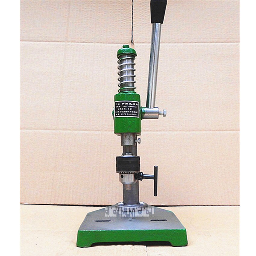 0.3 Ton Manual Punch Hand Presses Manual Punching Machine Manual Press ,Worktable 165*215mm ,Work trip 35mm ,Column 260mm