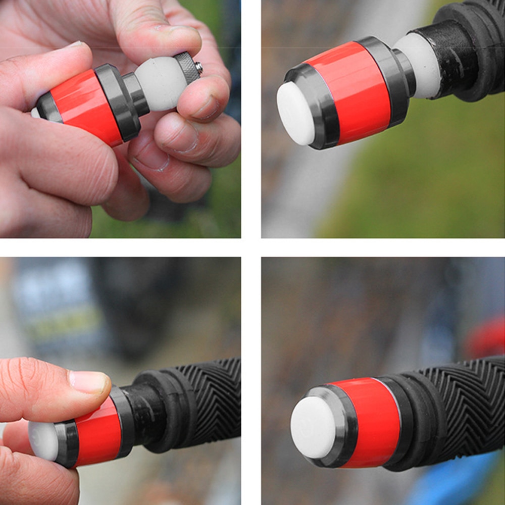 Fahrrad Lenker LED Blinklicht Motorrad Lenker Grip Stecker Seite Anzeige Lampe bike Griff End Caps Stecker Blinker