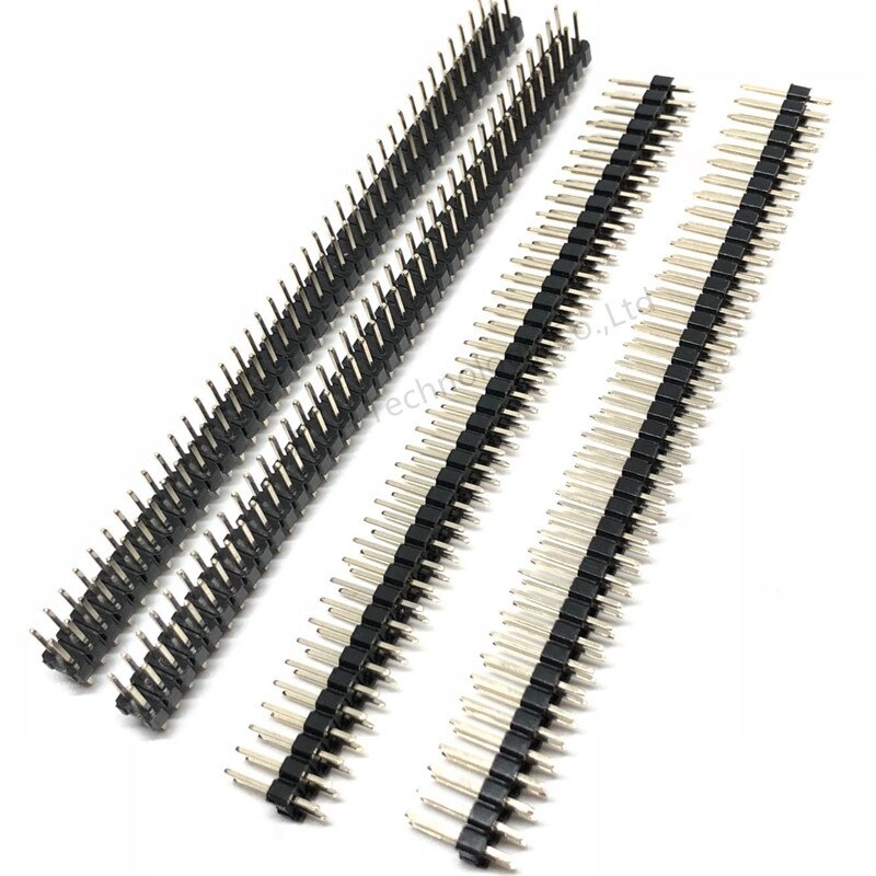 10 Pcs 2,54mm 2x40 Pin 80 Pin Gold Überzogene Pitc... – Grandado